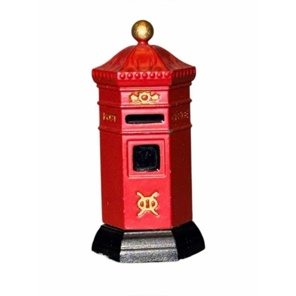 Dept 56 Heritage Village English Post Box #5805-0 Metal Accessory Retired Boxed